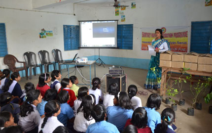 Educating beneficiaries, Nagaon, Assam
