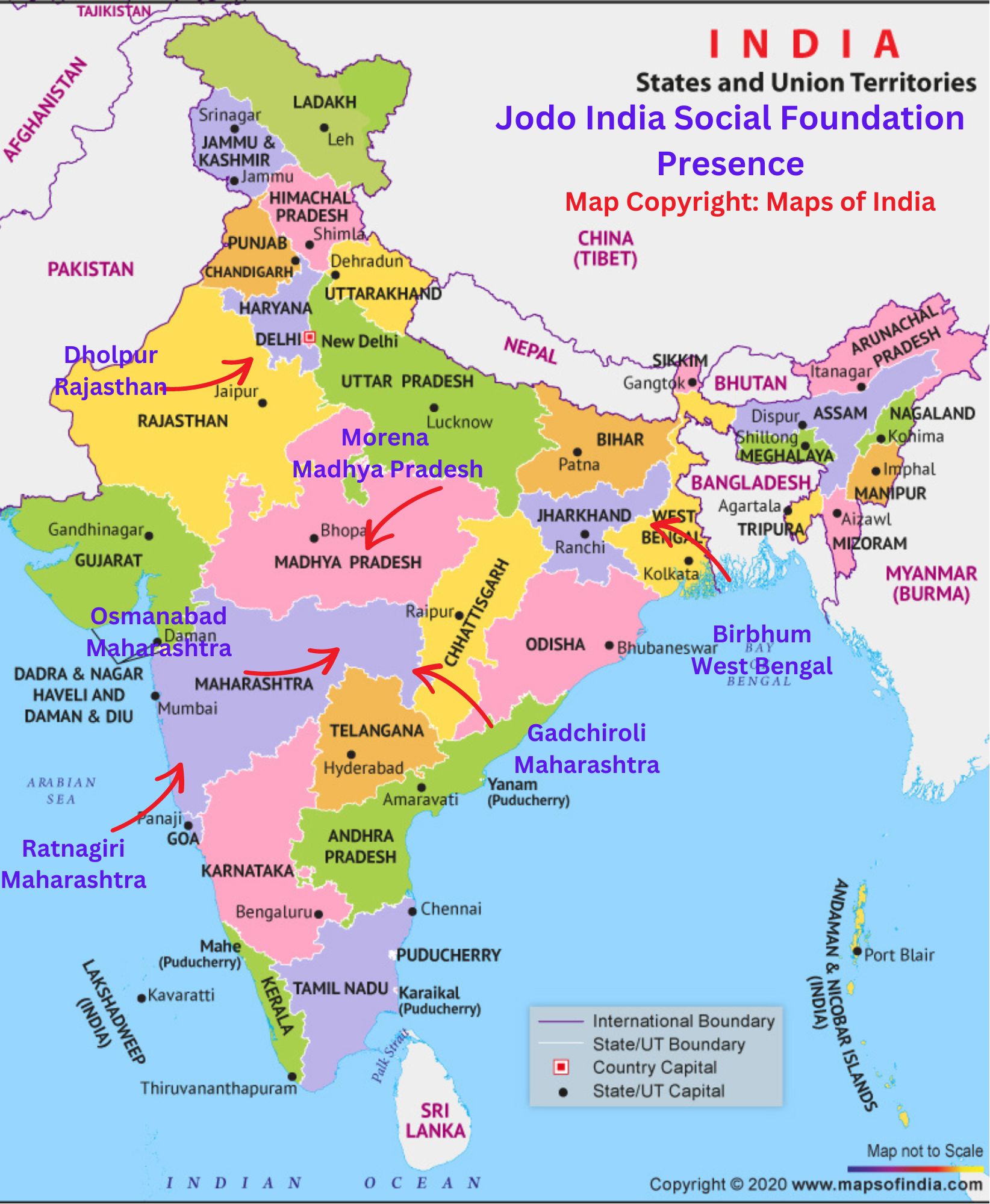 Jodo India Presence