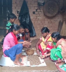 Preparing Seed Balls, Bokaro, Jharkhand